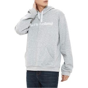 Grey embroidered hoodie by Ralph Rolland XL